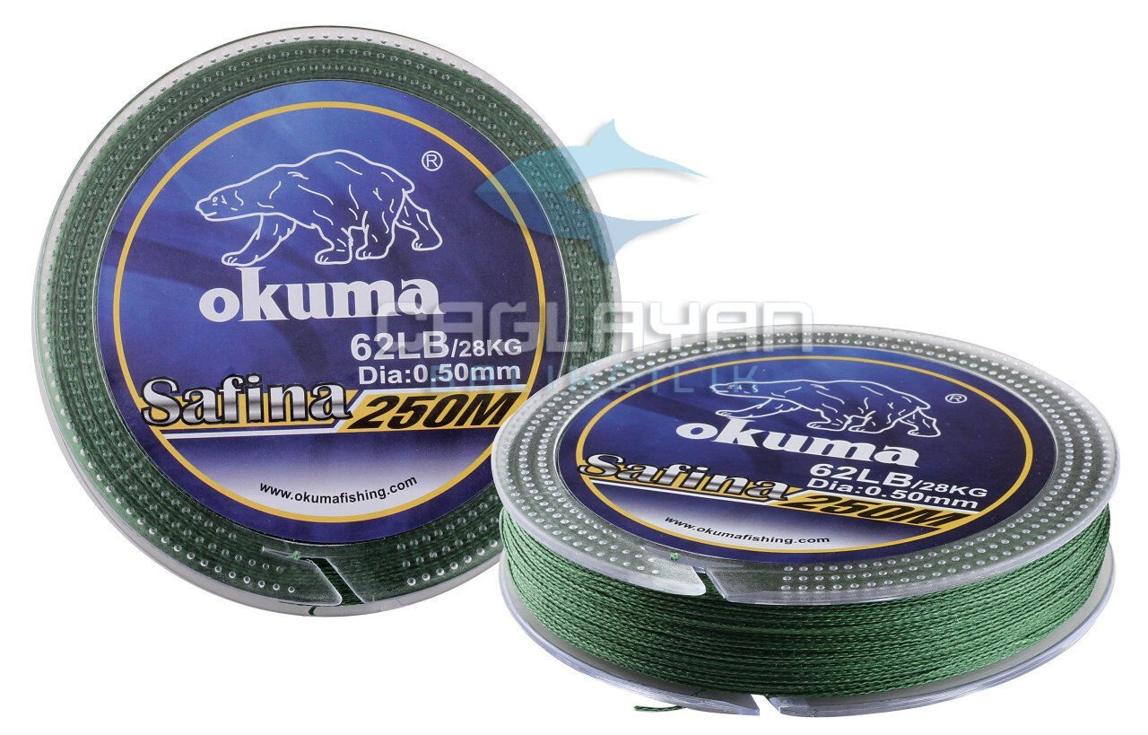 Okuma Safina 4 Örgü 250 mt 0,41 mm Yeşil ip