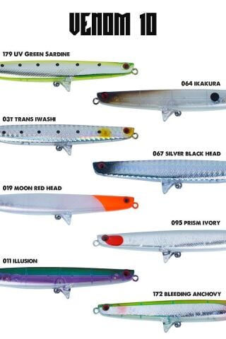Fujin Venom 10 10,5gr 10cm maket balık  #011 Illusion