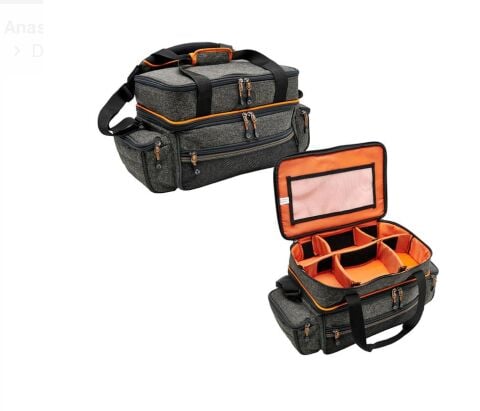 DAIWA BALIKÇI ÇANTASI GRİ TURUNCU 60*30*30