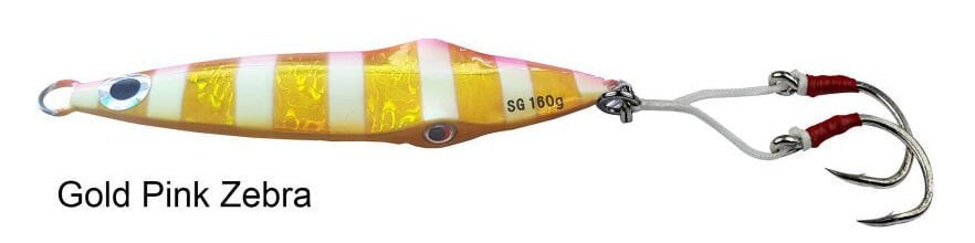 Savage gear Squısh Jig 12cm 160g Suni Yem Gold Pink Zebra