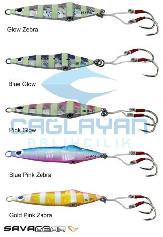 Savage gear Squısh Jig 11,5cm 130g Suni Yem Blue Pink Zebra