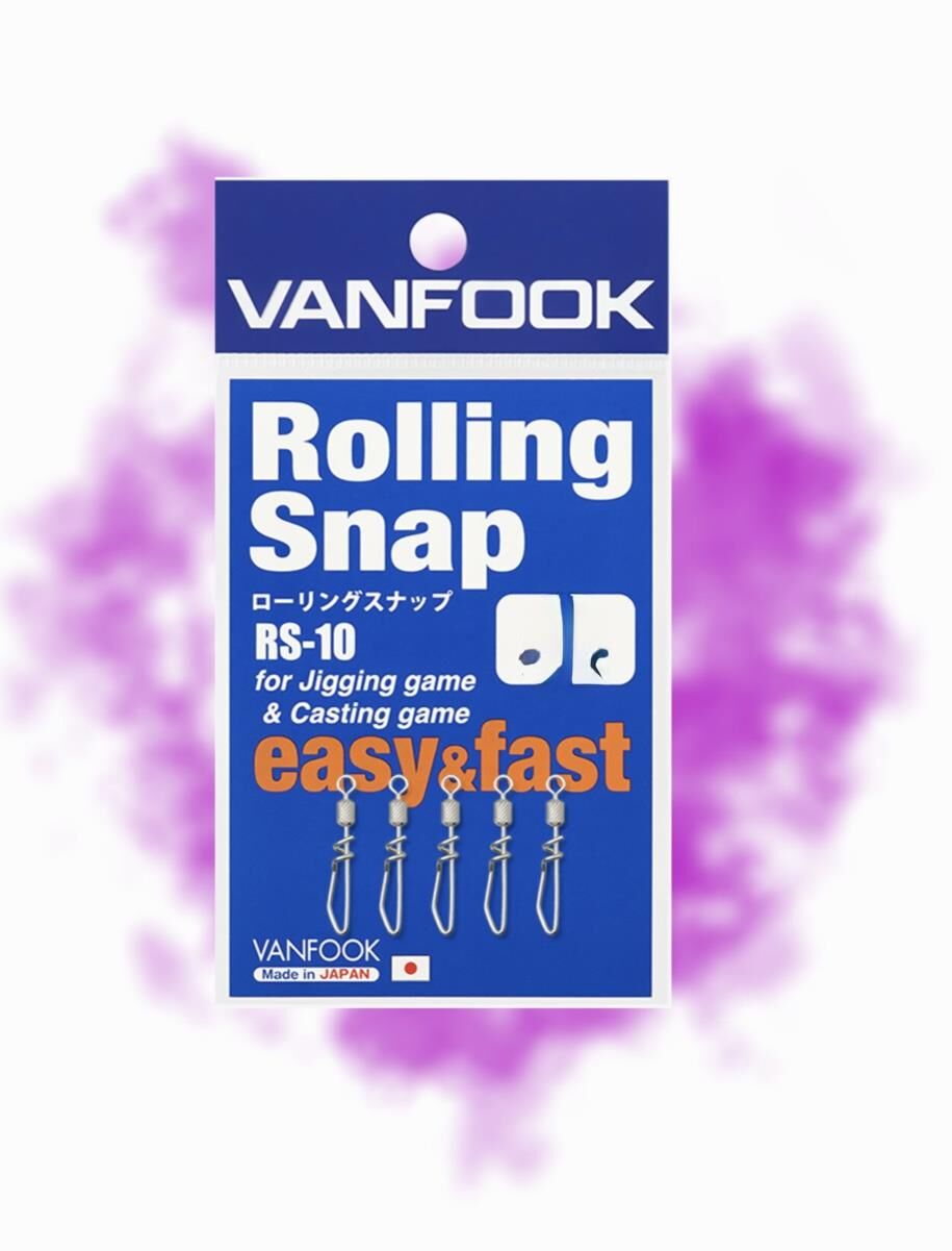 VANFOOK RS-10 ROLLING SNAP SILVER 4P #6