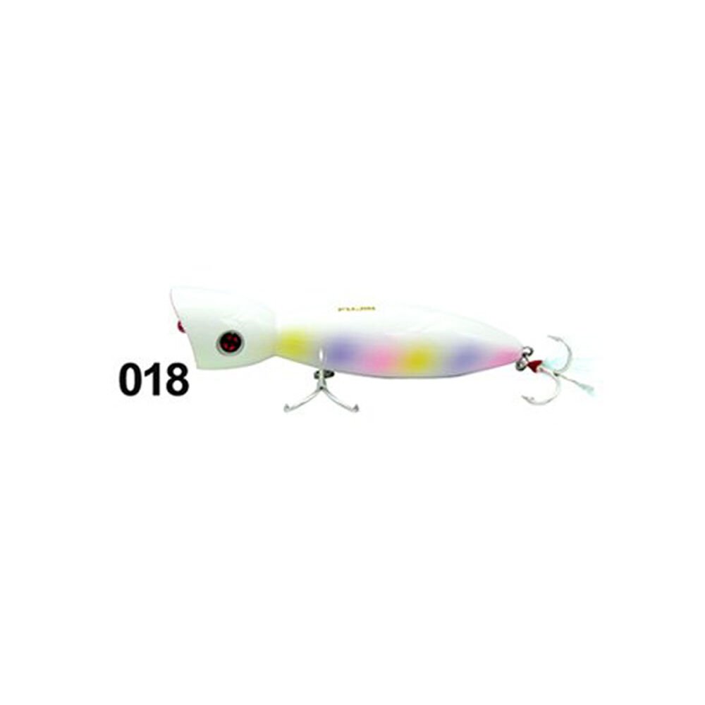 Fujin La-Nina Maket Balık Su Üstü Popper 018 Pearl Rainbow Glow