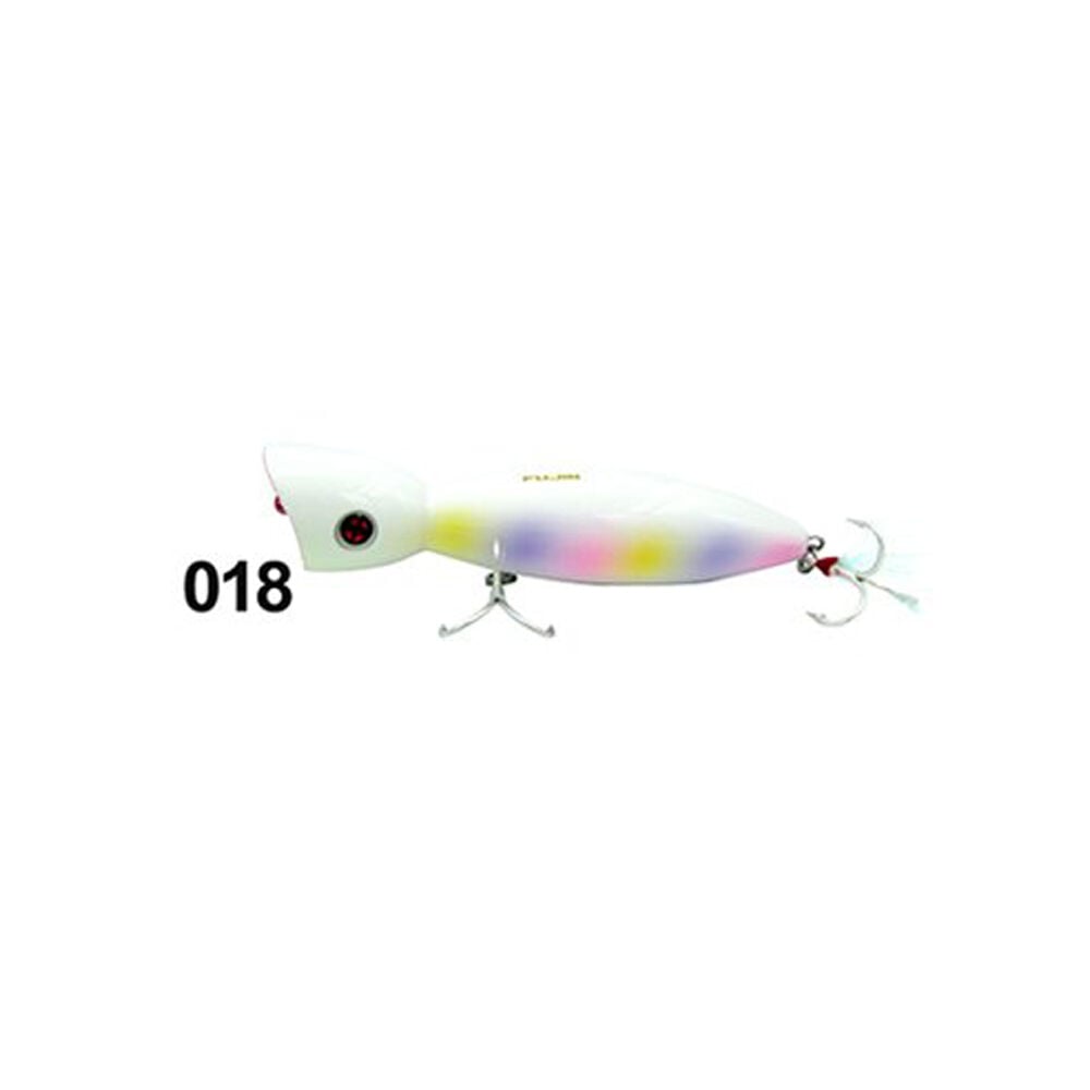 Fujin La-Nina Maket Balık Su Üstü Popper 018 Pearl Rainbow Glow