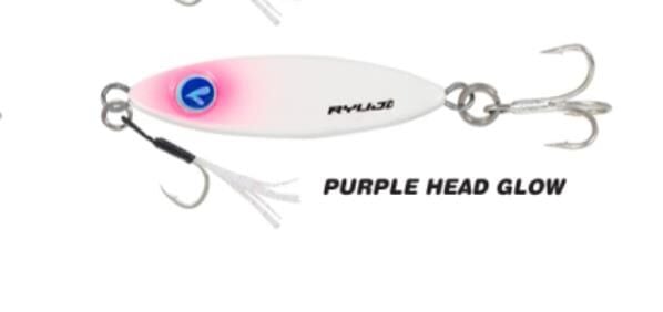 Ryuji Zuby 43mm 15gr Jig Yem PURPLE HEAD GLOW