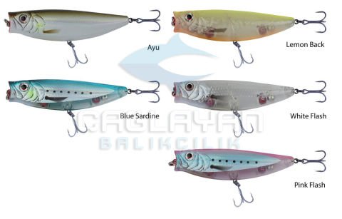 Savage gear 3D Minnow Pop Walker66 6,6cm 8g Suni Yem 03-White Flash