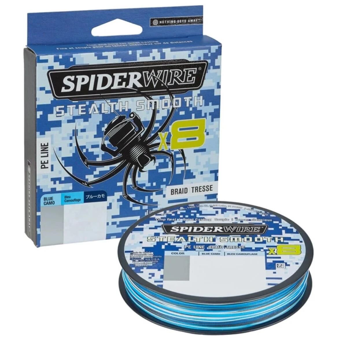 Spider Wire Stealth Smooth8 x8 Pe Braid 150m Blue Camo Örgü İp 0.07mm
