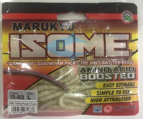 Marukyu Isome L 11cm LRF Silikon Yem-White