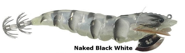 Savage gear 3D Shırımp Egı Jıg 7.5 cm 14 gr Suni Yem Naked Black White