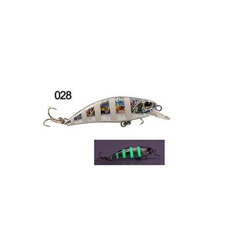 Fujin Ziggy 50mm 3.6gr Sinking Zebra Glow #028