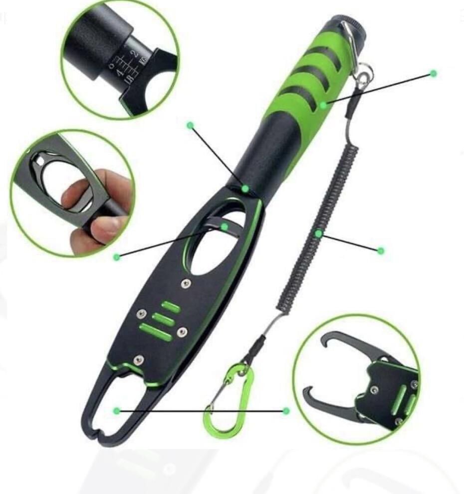 Captain 7508 Grip Carbon Balık Tutucu Kılıflı 18kg Terazili 29cm