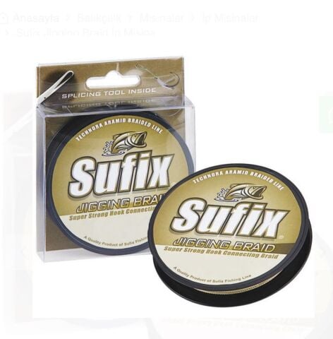 Sufix Jigging Braid İp Misina 180 LB 82 KG 5 METRE