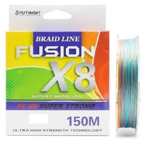 Remixon Fusion 150M 0,13mm X8 Multi Color İp Misina