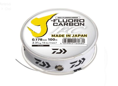 Daiwa J Fluorocarbon Leader Misina 0,254 MM 100 MT