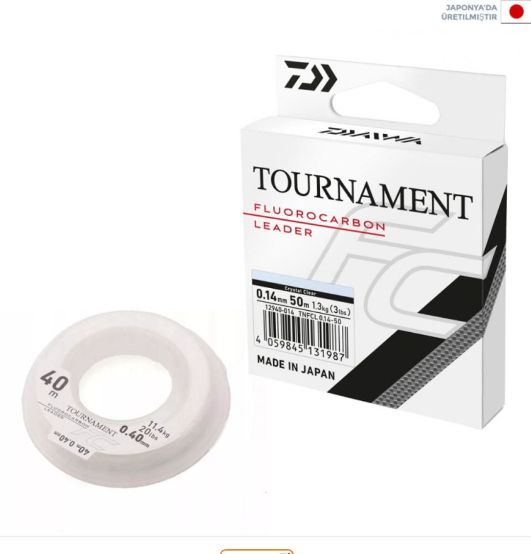 Daiwa Tournament FC Leader Misina 0,40 MM 50 MT