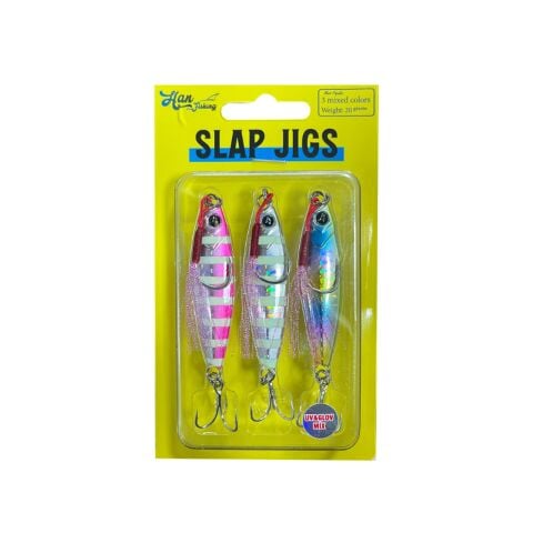 Hanfish Uv&Glow Mix Slap Jigs - 20gr