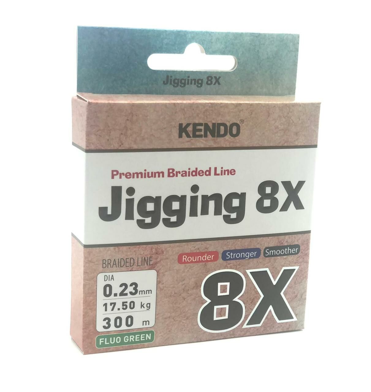 Kendo Jigging 8X Flash 300 mt Örgü İp (FLUO GREEN) 0,32mm