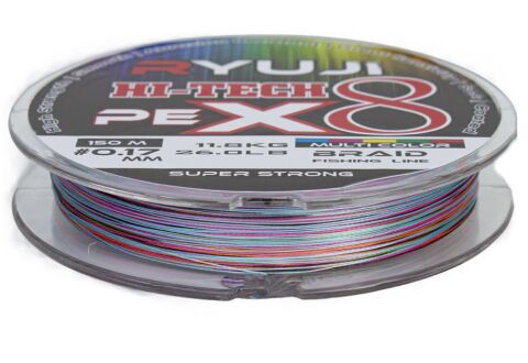 Ryuji Hi-Tech X8 150m 0.08 mm Multi Color İp Misina