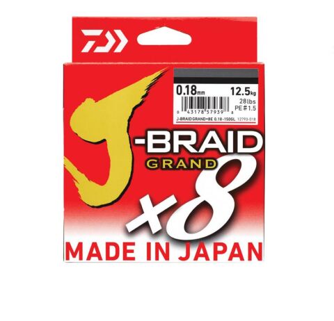 Daiwa JB Grand 8B 300m Multi Color İp Misina 0,18 MM