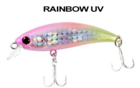 Ryuji Baby Minnow Sinking 5cm 4.5gr Maket Yem RAINBOW UV