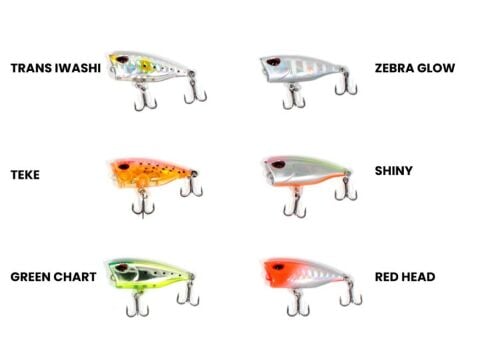 RYUJI MINI POPPER 4CM 2,8GR RED HEAD