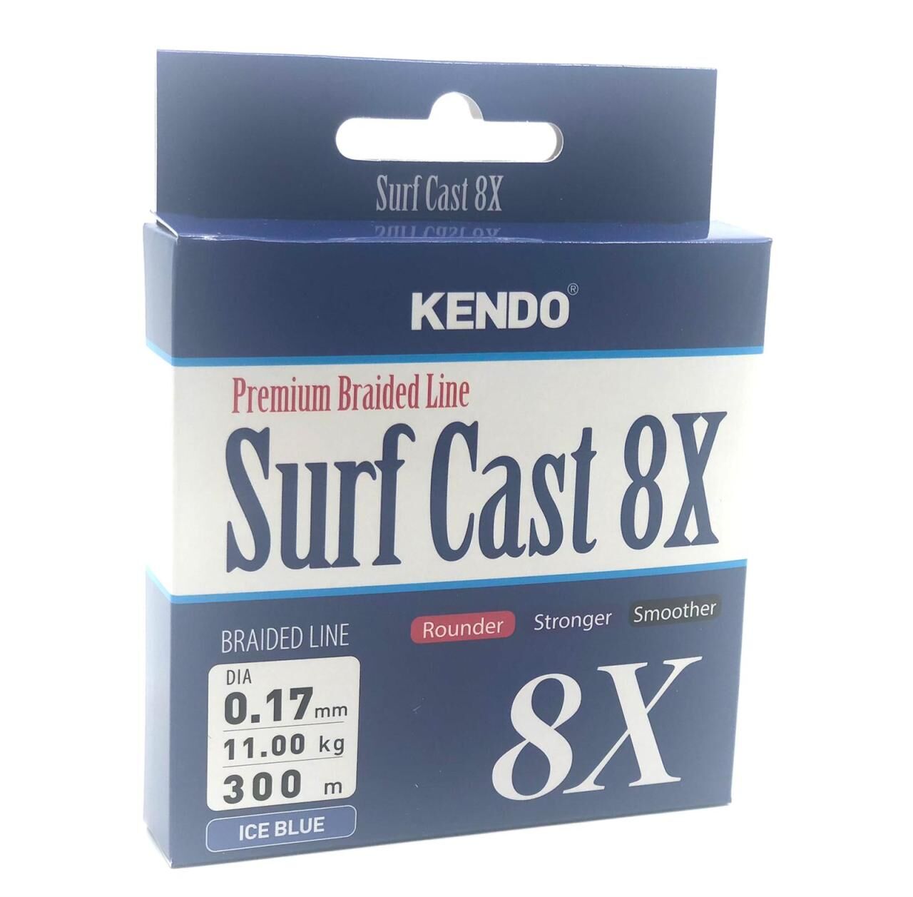 Kendo Surf Cast 8X Fıghtıng 300 mt Örgü İp ( ICE BLUE) 0,15mm