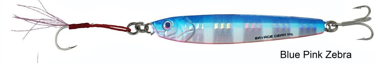Savage gear 3D Slim Minnow 8gr 5,4 cm Jig Suni Yem Blue Pink Zebra