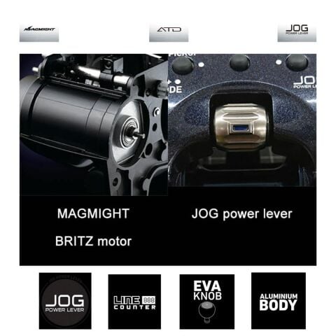 Daiwa 23 Leobritz 200 JL Elektrikli Çıkrık Olta Makinesi (Sol el)