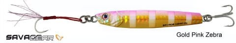 Savage gear 3D Slim Minnow 15 gr Jig Suni Yem Gold Pink Zebra