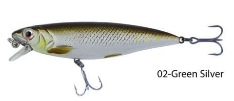 Savage gear 3D Twitch Minnow 8cm 10g Suni Yem 02-Green Silver