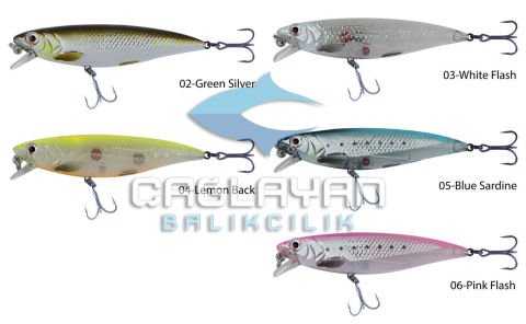 Savage gear 3D Twitch Minnow 8cm 10g Suni Yem 02-Green Silver