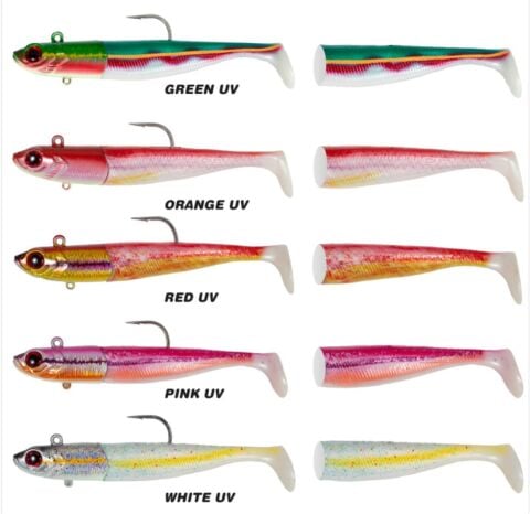 SEABOR DEEP FAKE 200GR 2+1 SİLİKON YEM PINK UV