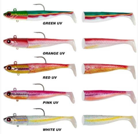 SEABOR DEEP FAKE 200GR 2+1 SİLİKON YEM ORANGE UV