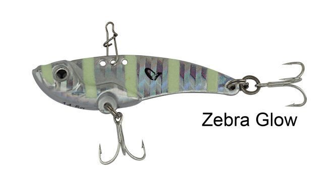 Savage gear 3D VIB Blade 3,5 cm 4gr Suni Yem Glow Zebra
