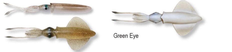 Savage gear Swim Squid 25cm 86g 1 Adet Suni Yem Green Eye