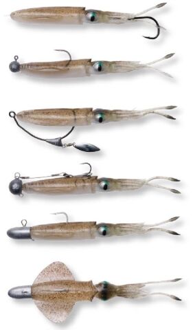 Savage gear Swim Squid 25cm 86g 1 Adet Suni Yem Green Eye