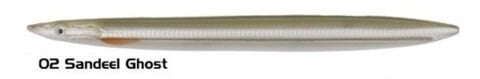 Savage gear B-SG Line Thru Sandeel 125mm 19g Sandeel Ghost