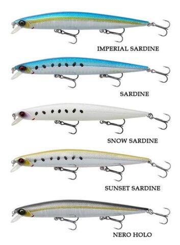 Savage Gear Sea Bass Minnow 12CM 14.5GR S Nero Holo