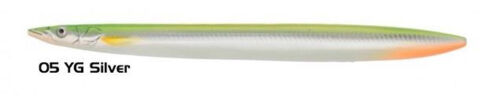 Savage gear B-SG Line Thru Sandeel 125mm 19g 05-YG Silver