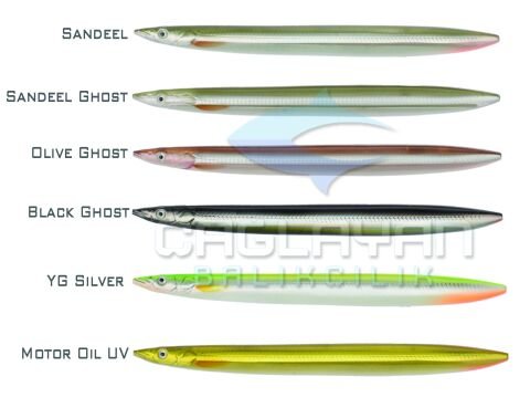 Savage gear B-SG Line Thru Sandeel 175mm 40g 05-YG Silver