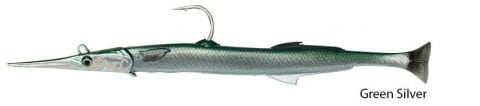Savage gear Needlefish Pulsetail 2+1 30 cm 105g Suni Yem Green Silver