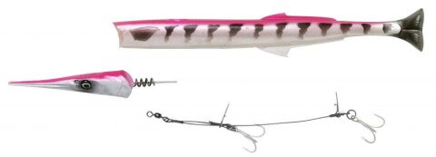 Savage gear Lıne Thru Needlefish Pulsetail 2+1  30cm 85gr Suni Yem Blue Needlefish