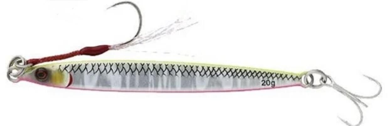 Savage Gear Sardine Slider Micro Jigs 8.5cm 20gr Sahte Balık Lemon Back