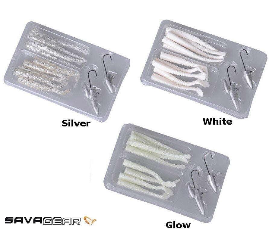 Savage gear Lrf Micro Sandeel Kit 12 Adet(1+1.5+5) Suni Yem Silver