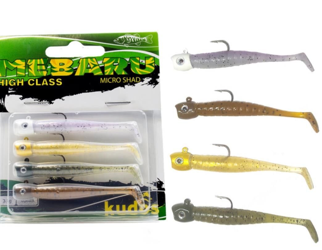MEBARU MICRO SHAD 65MM 3.8GR NATURAL MIX