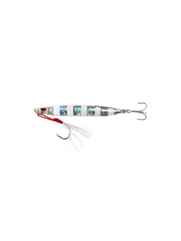 Fujin Metal Cast 20gr Light Jig Metal Yem MT04 Zebra Glow
