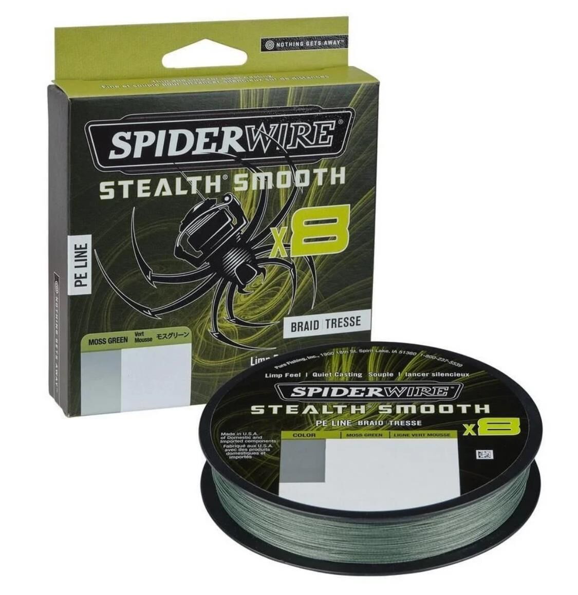 SpiderWire Stealth Smooth x8 Pe Braid 150m Moss Green Örgü İp 0.11mm