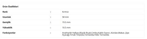 Victorinox 0.6363 Rambler Çakı