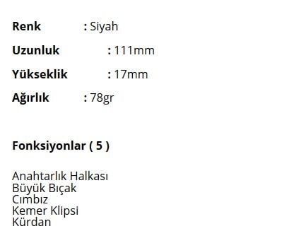 Victorinox 0.8416.M3 Sentinel Tek El Çakı Düz Ağız Siyah