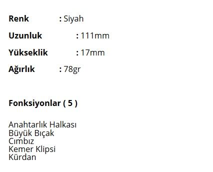Victorinox 0.8416.M3 Sentinel Tek El Çakı Düz Ağız Siyah